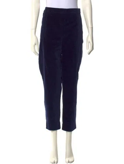 Pre-owned Frances Valentine Straight Leg Pants In Blue