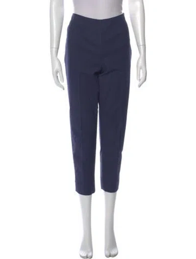 Pre-owned Frances Valentine Straight Leg Pants In Blue