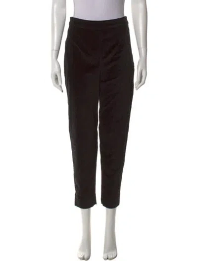 Pre-owned Frances Valentine Straight Leg Pants In Brown