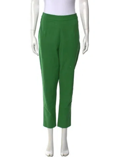 Pre-owned Frances Valentine Straight Leg Pants In Green