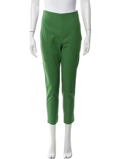 Pre-owned Frances Valentine Straight Leg Pants In Green