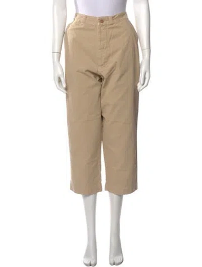 Pre-owned Frances Valentine Straight Leg Pants In Neutral