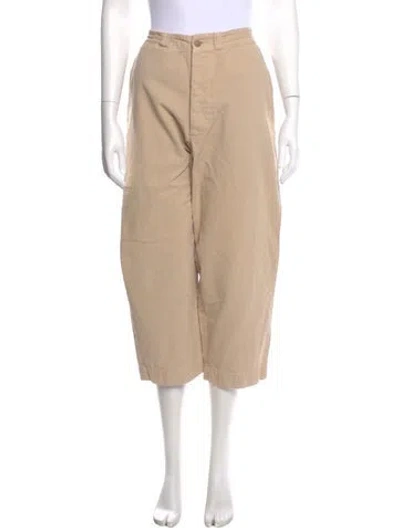 Pre-owned Frances Valentine Straight Leg Pants In Neutral
