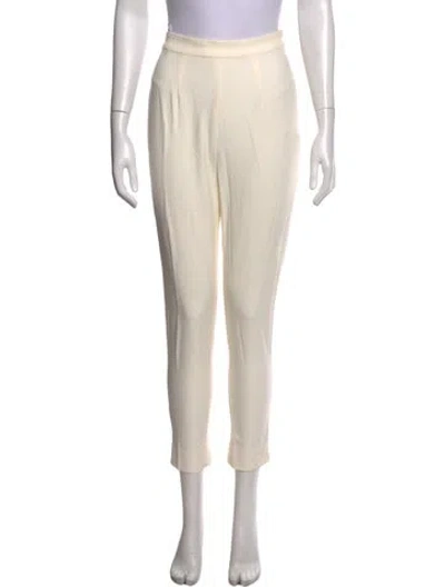 Pre-owned Frances Valentine Straight Leg Pants In Neutrals