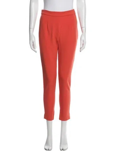 Pre-owned Frances Valentine Straight Leg Pants In Orange