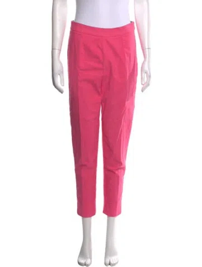 Pre-owned Frances Valentine Straight Leg Pants In Pink