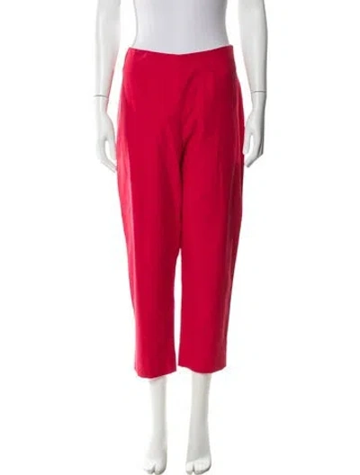 Pre-owned Frances Valentine Straight Leg Pants W/ Tags In Red