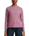 Frances Valentine Striped Top In Multi