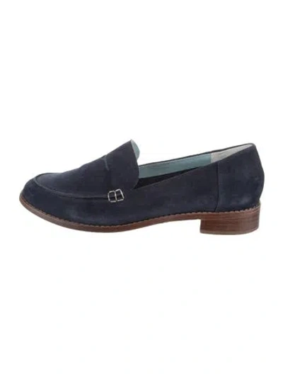 Pre-owned Frances Valentine Suede Loafers In Blue