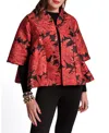 Frances Valentine Swing Jacket In Multi