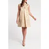 Frances Valentine Tabitha Mini Dress In Gold