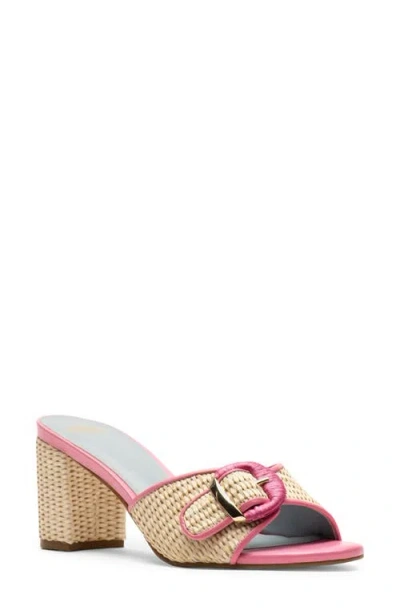Frances Valentine Taylor Block Heel Sandal In Pink