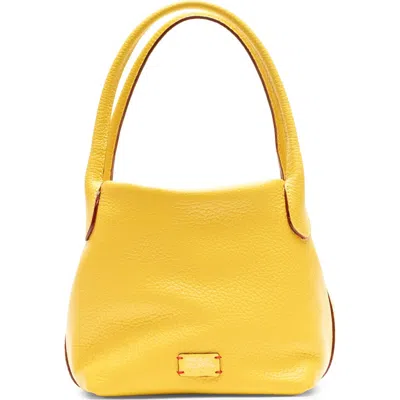 Frances Valentine Teeny Sweet Pea Leather Handbag In Yellow