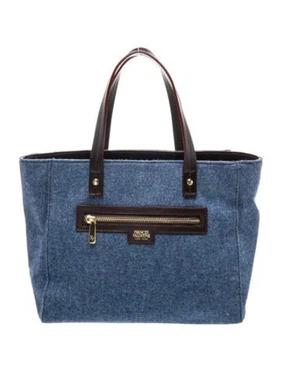 Pre-owned Frances Valentine Tote In Blue