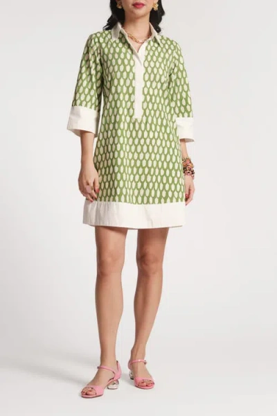 Frances Valentine Tracey Mini Dress Loop In Green