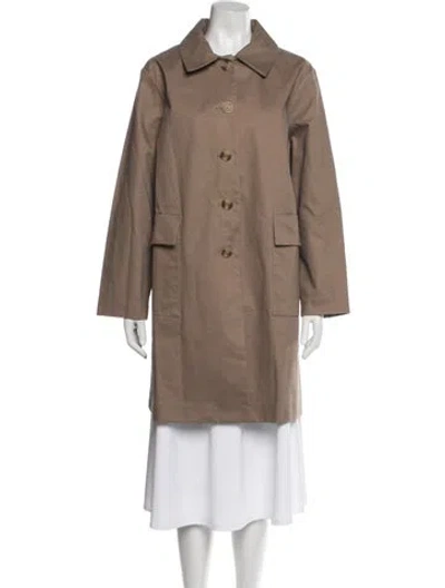Pre-owned Frances Valentine Trench Coat In Brown