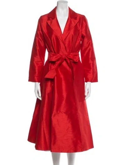 Pre-owned Frances Valentine Trench Coat W/ Tags In Red