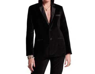 FRANCES VALENTINE TUXEDO JACKET IN BLACK