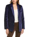 FRANCES VALENTINE FRANCES VALENTINE VELVET TUXEDO JACKET