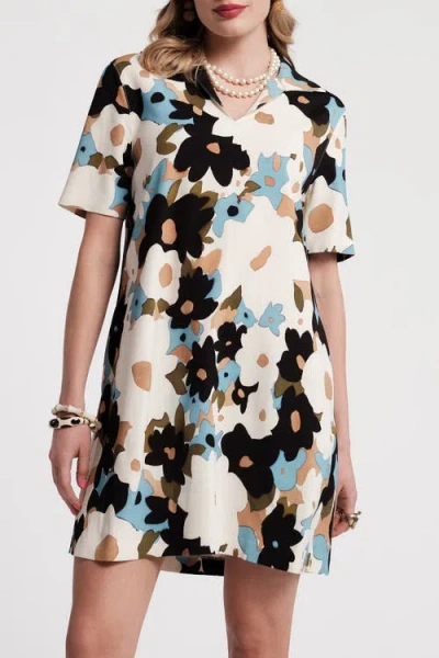 Frances Valentine Virginia Dress Morning Dew In Multi