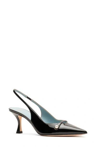 Frances Valentine Vivian Pointed Toe Slingback Pump In Black