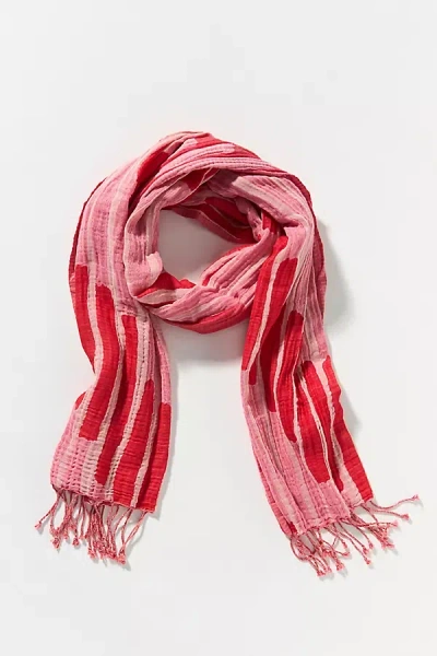 Frances Valentine Wavy Scarf In Multi