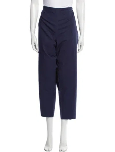 Pre-owned Frances Valentine Wide Leg Pants In Blue