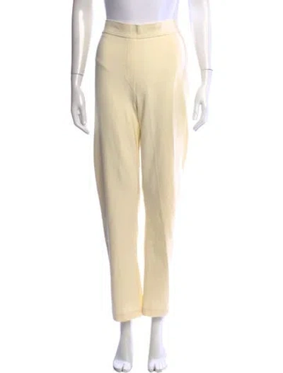 Pre-owned Frances Valentine Wide Leg Pants In Neutral