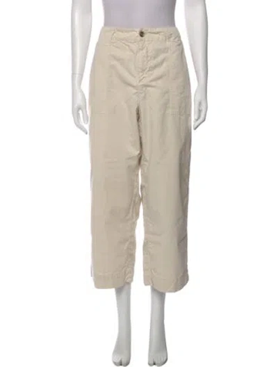 Pre-owned Frances Valentine Wide Leg Pants In Neutrals
