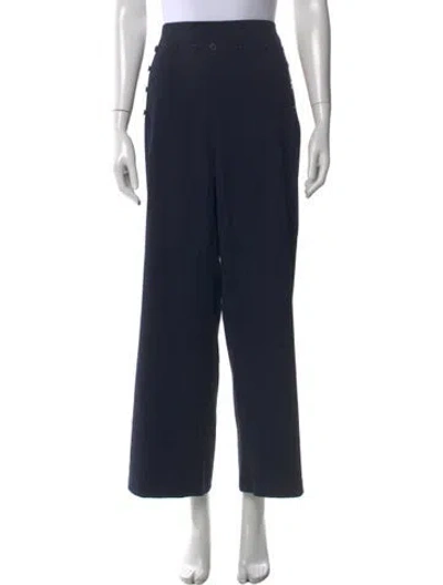 Pre-owned Frances Valentine Wide Leg Pants W/ Tags In Blue