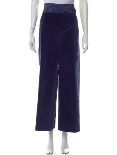 Pre-owned Frances Valentine Wide Leg Pants W/ Tags In Blue