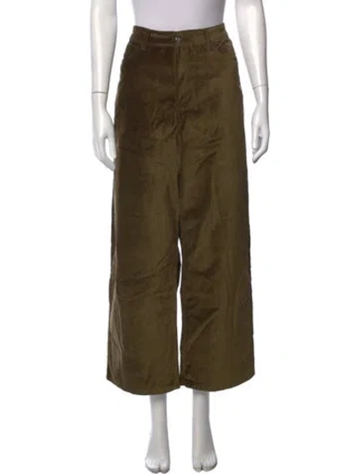Pre-owned Frances Valentine Wide Leg Pants W/ Tags In Green