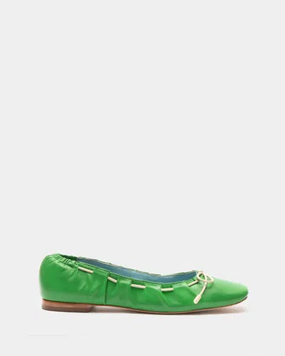 Frances Valentine Women's Ava Ballerina Flat In Green