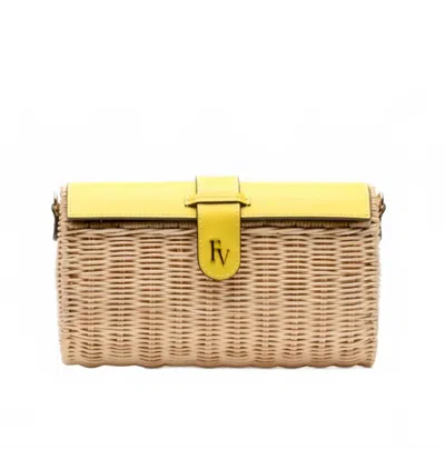 Frances Valentine Women's Betsy Crossbody Clutch In Yellow