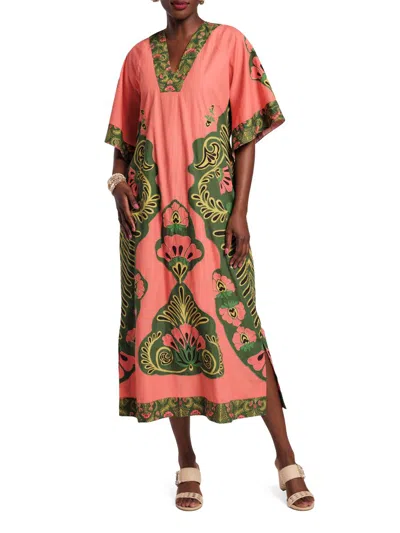 Frances Valentine Women's Delightful Canopy Caftan In Black