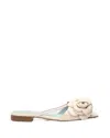 Frances Valentine Gardenia Slide Sandal In White