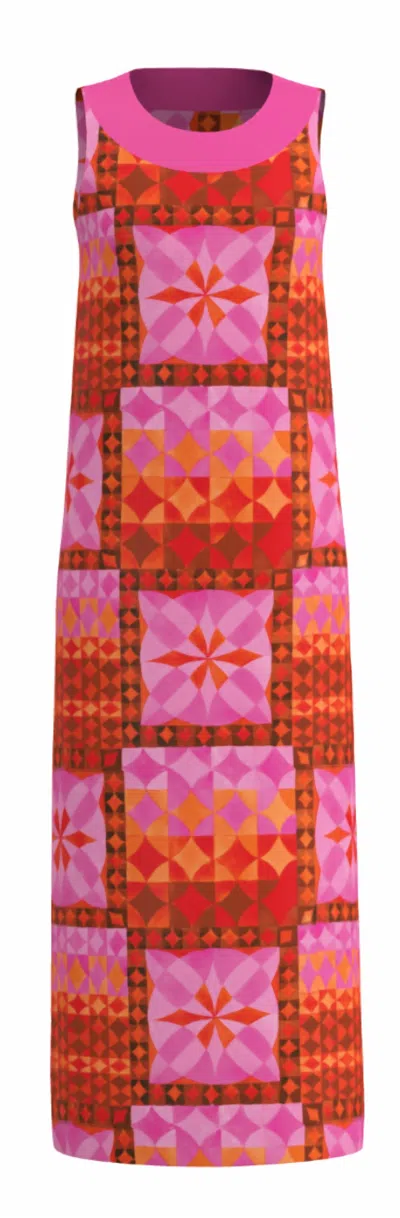 Frances Valentine Women's Joan Maxi Dress In Pink/multi