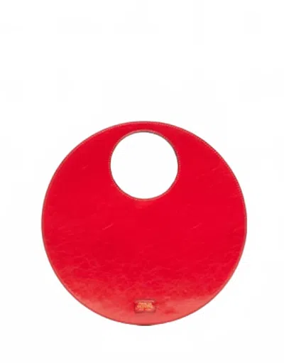 Frances Valentine Women's Juno Circle Crossbody Bag In Red