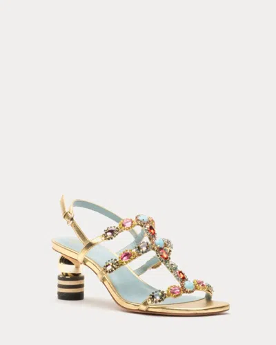 Frances Valentine Women's Kiki Gem Heel In Gold