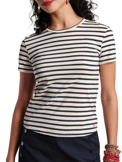 Frances Valentine Women's Super Striped Pima Cotton T-shirt In Multi
