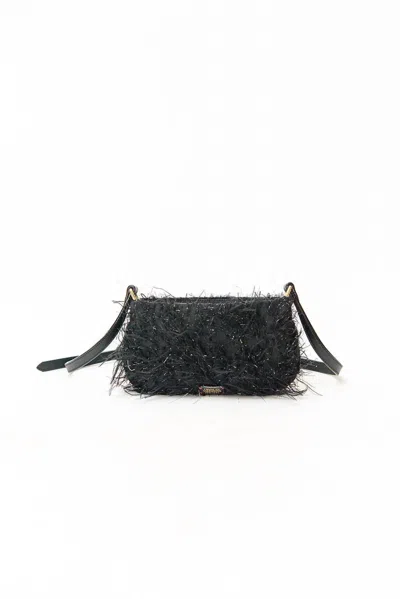 Frances Valentine Women Teddy Crossbody Bag In Black