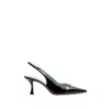 Frances Valentine Vivian Pointed Toe Slingback Pump In Black