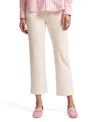 Frances Valentine Wonder Cropped Pants In Oyster