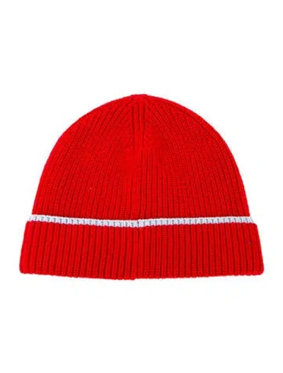 Pre-owned Frances Valentine Wool Beanie W/tags In Red