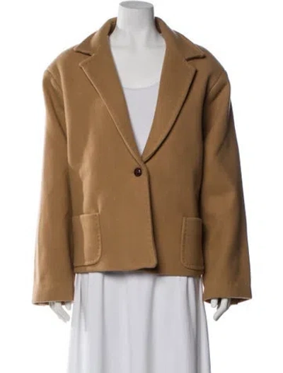 Pre-owned Frances Valentine Wool Blazer In Brown