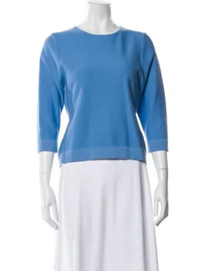 Pre-owned Frances Valentine Wool Crew Neck Top In Multi