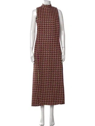 Pre-owned Frances Valentine Wool Long Dress In Blue