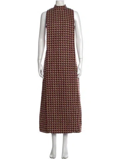 Pre-owned Frances Valentine Wool Long Dress In Blue