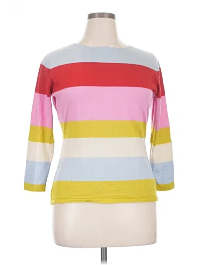 Pre-owned Frances Valentine Wool Pullover Sweater In Pink