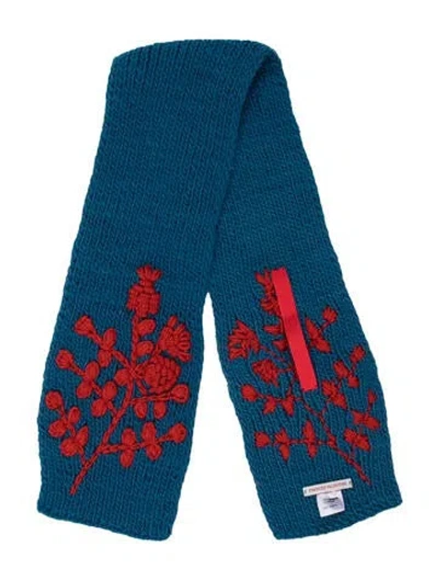 Pre-owned Frances Valentine Wool Stole In Multi